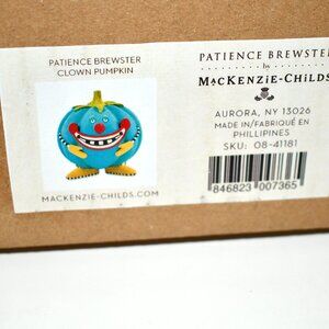 Patience Brewster Clown Pumpkin- Clown #08-41181 NWT